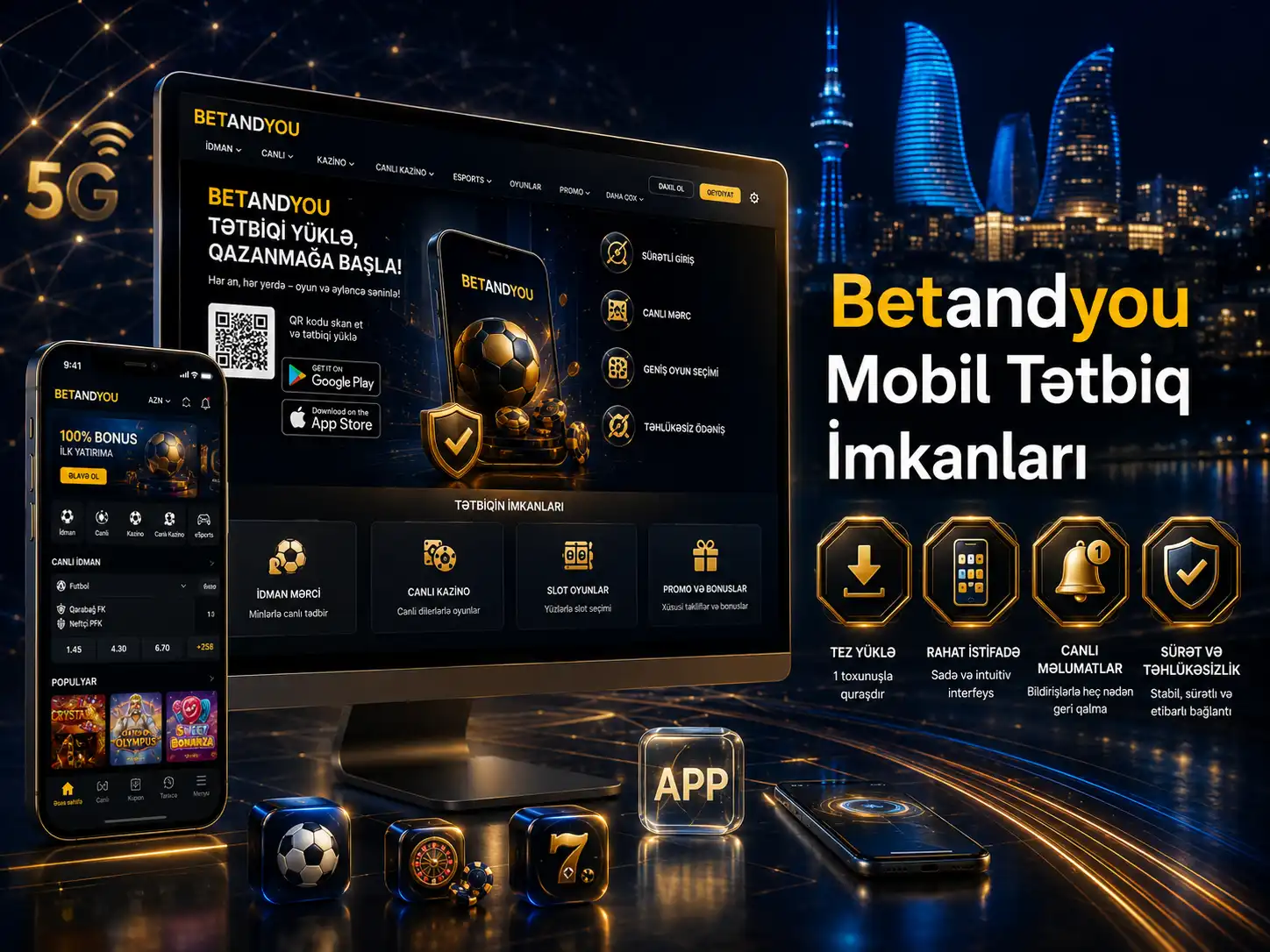 Betandyou Mobil Tətbiq İmkanları