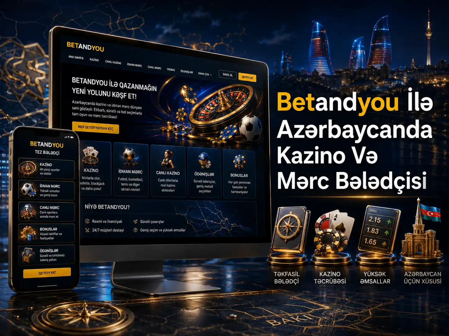 Betandyou İlə Azərbaycanda Kazino Və Mərc Bələdçisi