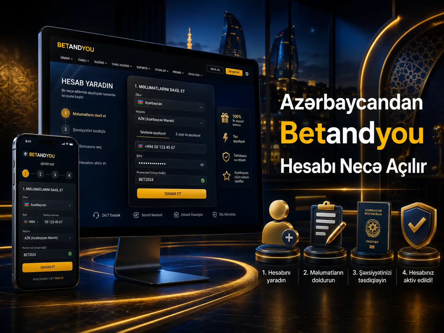 Azərbaycandan Betandyou Hesabı Necə Açılır
