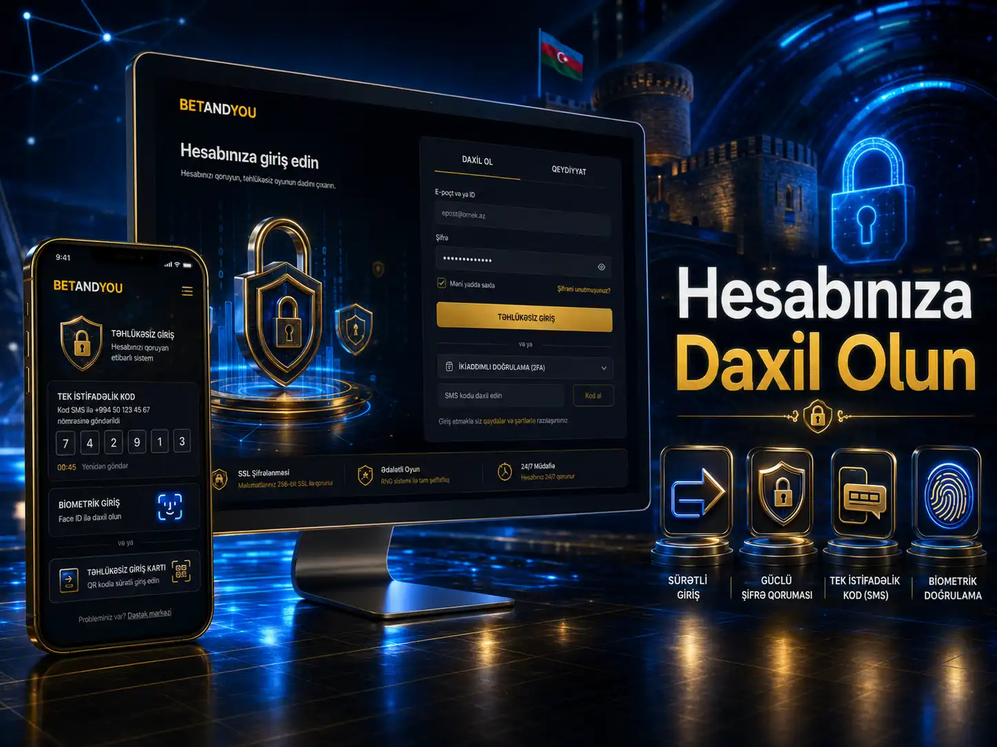 Hesabınıza Daxil Olun