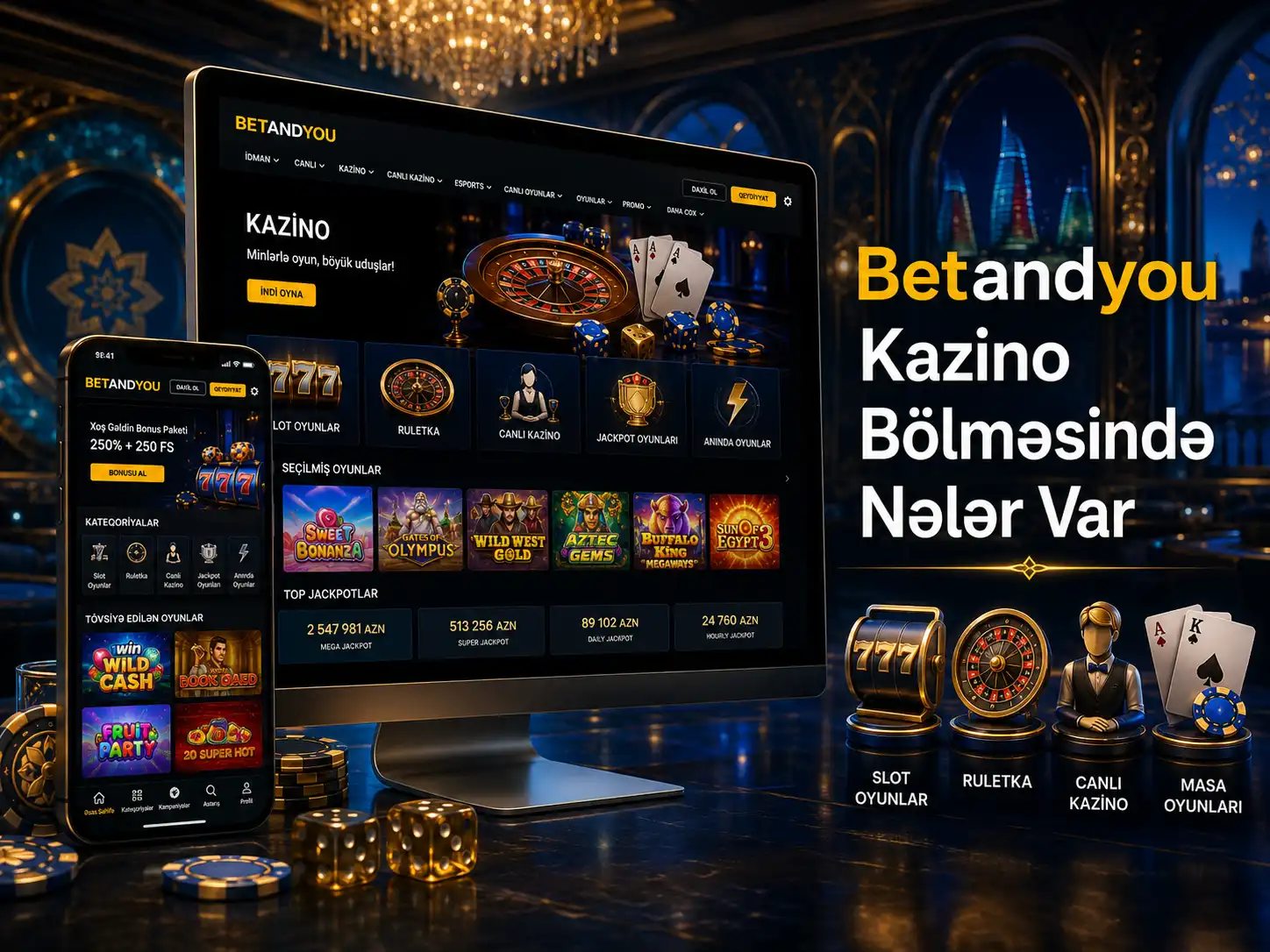 Betandyou Kazino Bölməsində Nələr Var