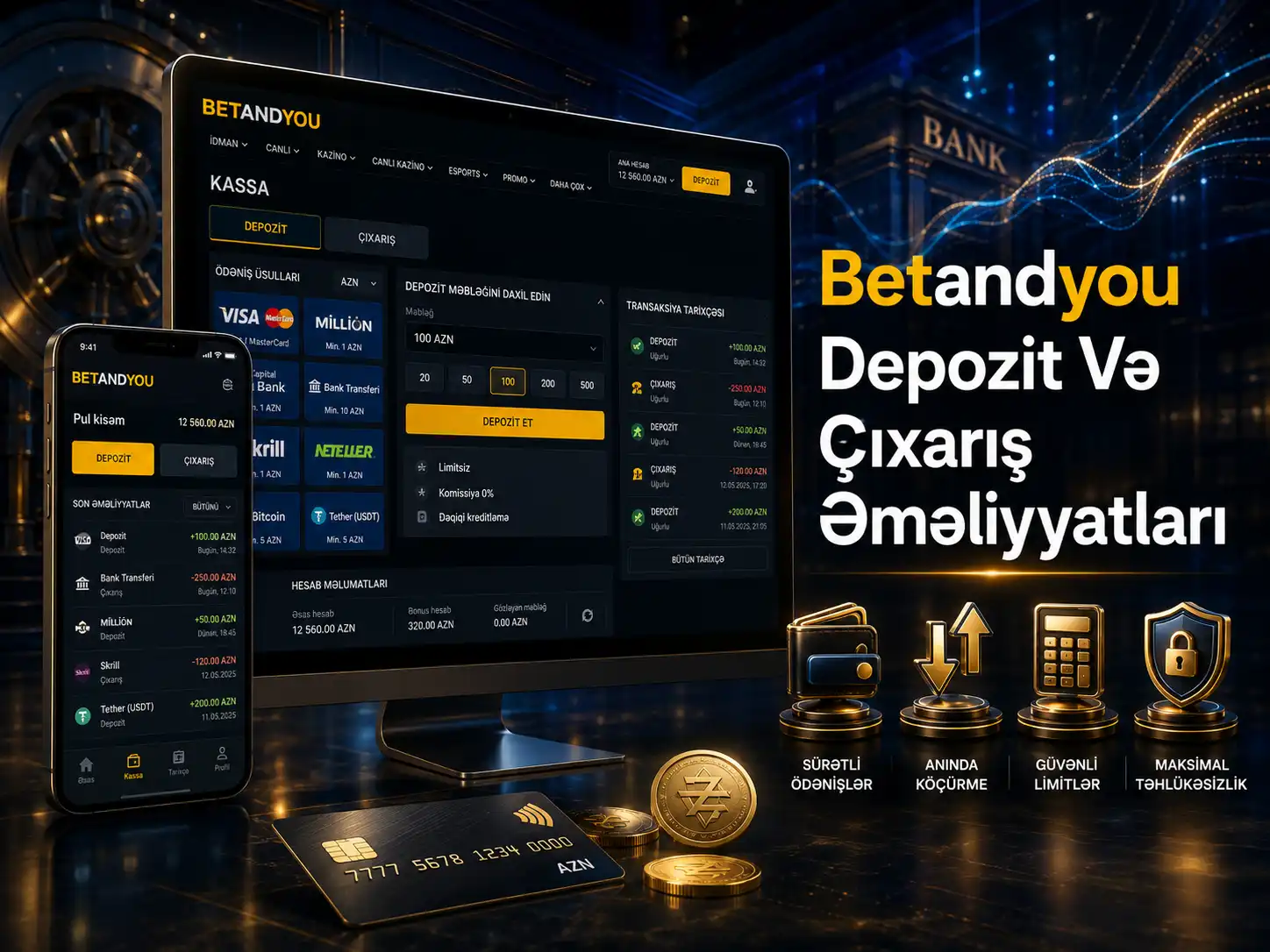 Betandyou Depozit Və Çıxarış Əməliyyatları